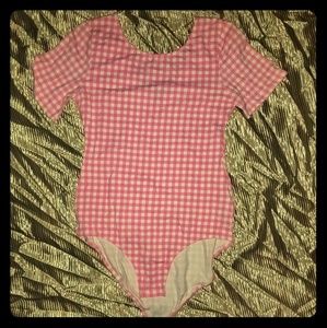 Pink / White Bodysuit